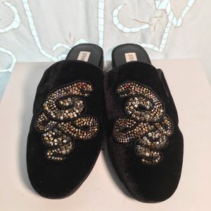 Steve Madden HYDES Velvet Loafer Slip-ons